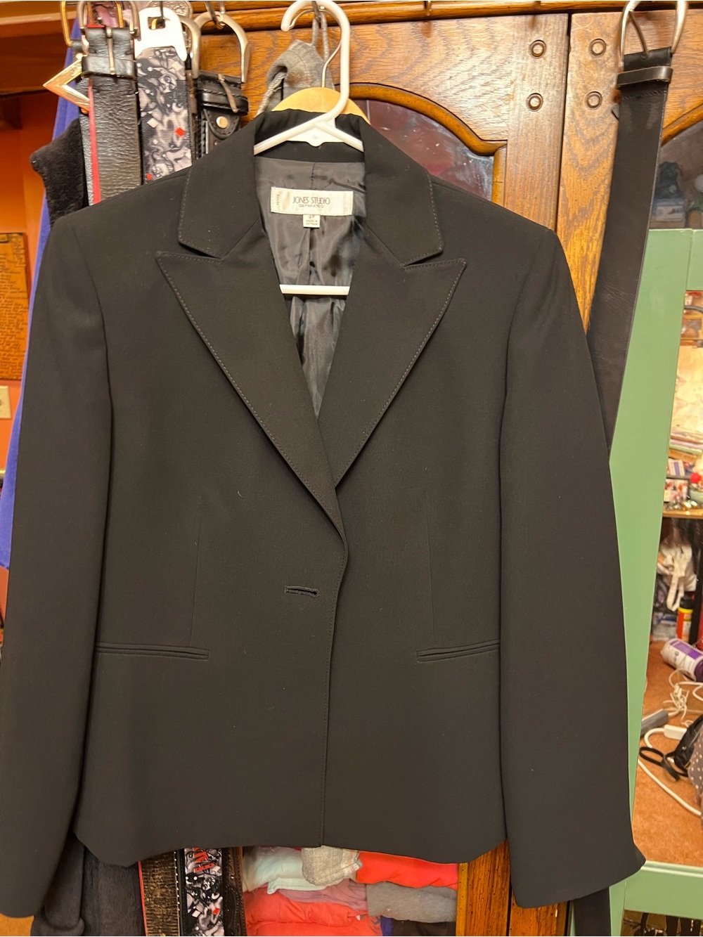 Jones Studio Black Women's Tailored Blazer